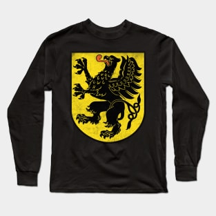 Pomeranian Voivodeship / Poland Regional Flag Design Long Sleeve T-Shirt